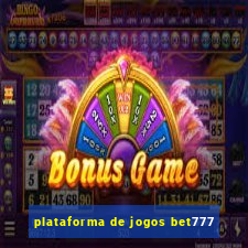 plataforma de jogos bet777