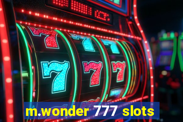 m.wonder 777 slots