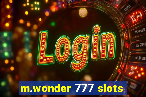 m.wonder 777 slots