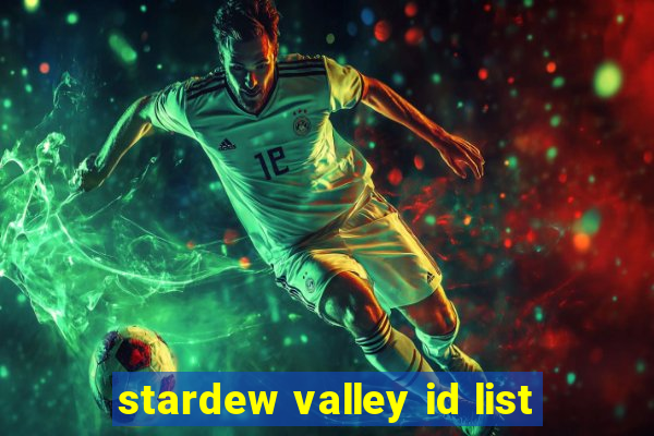 stardew valley id list