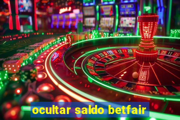 ocultar saldo betfair