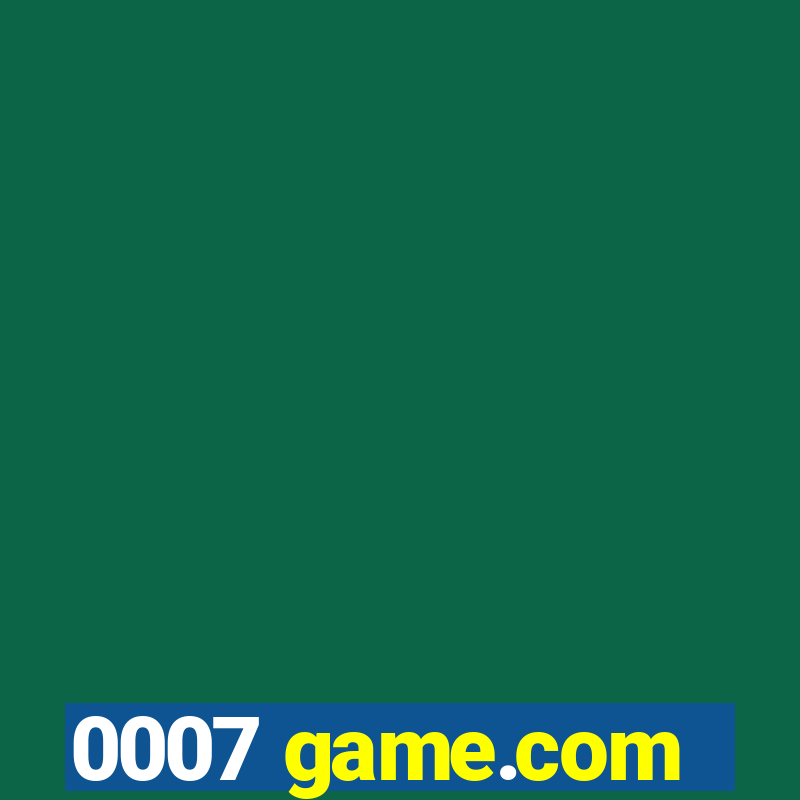 0007 game.com