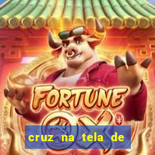 cruz na tela de cruz das