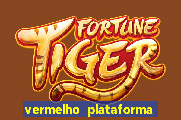 vermelho plataforma de jogos