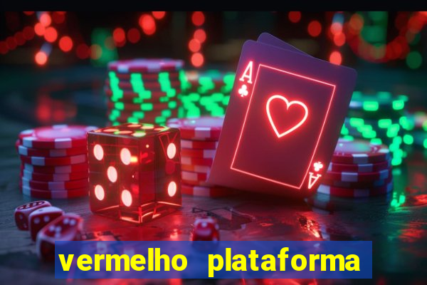 vermelho plataforma de jogos