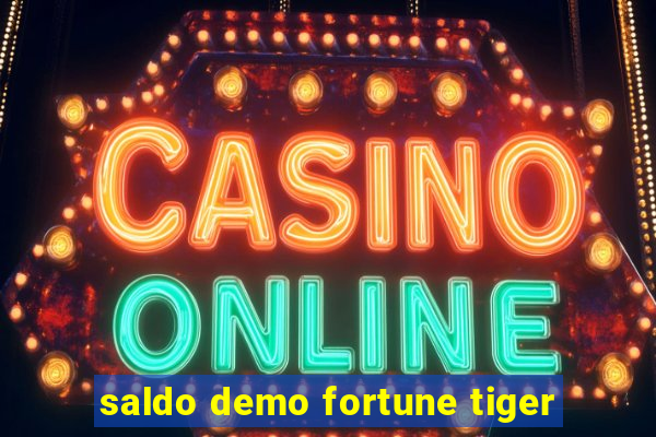 saldo demo fortune tiger