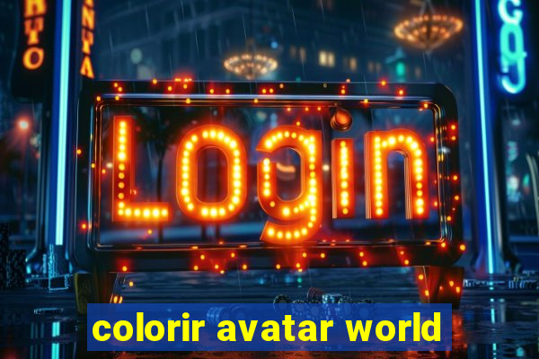 colorir avatar world