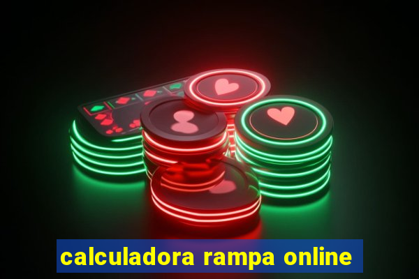 calculadora rampa online