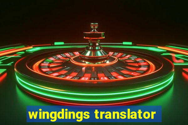 wingdings translator