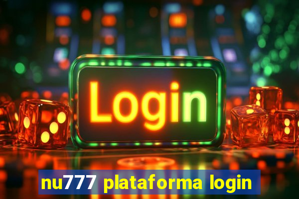 nu777 plataforma login