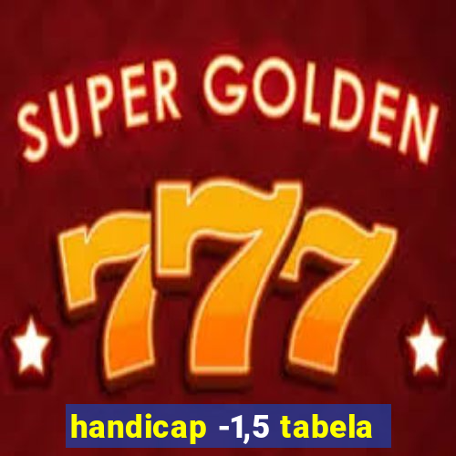 handicap -1,5 tabela