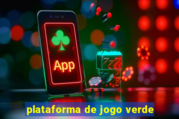 plataforma de jogo verde