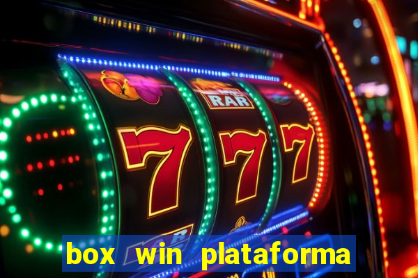 box win plataforma de jogos