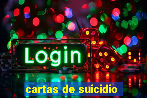 cartas de suicidio