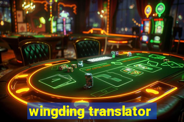 wingding translator