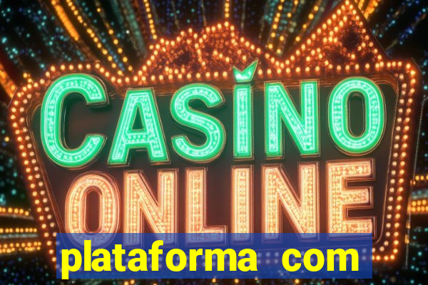 plataforma com conta demo fortune tiger