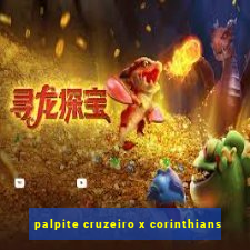 palpite cruzeiro x corinthians