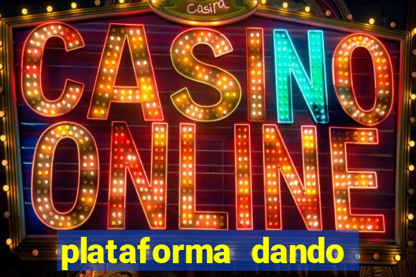 plataforma dando bonus de cadastro