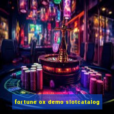 fortune ox demo slotcatalog