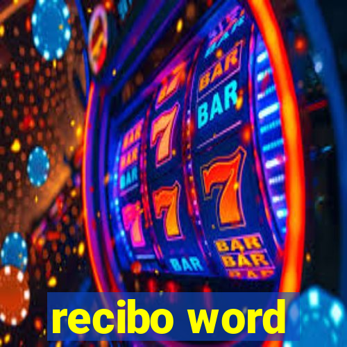 recibo word