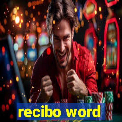 recibo word