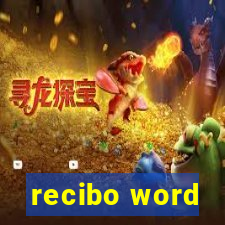 recibo word