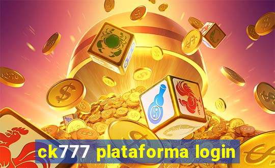 ck777 plataforma login