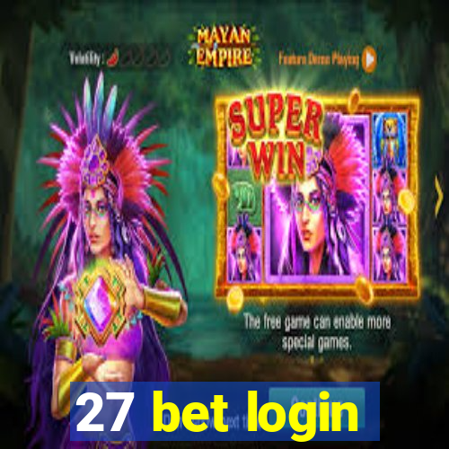 27 bet login