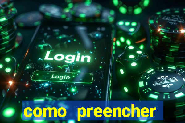 como preencher recibo de pagamento