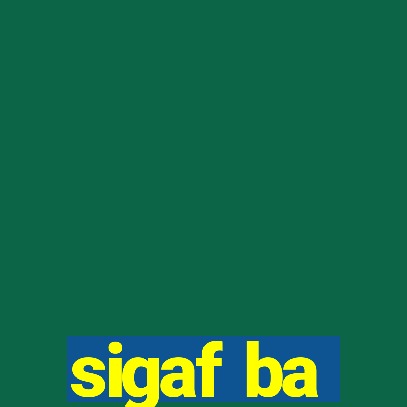 sigaf ba