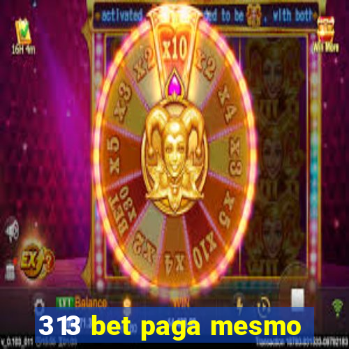 313 bet paga mesmo