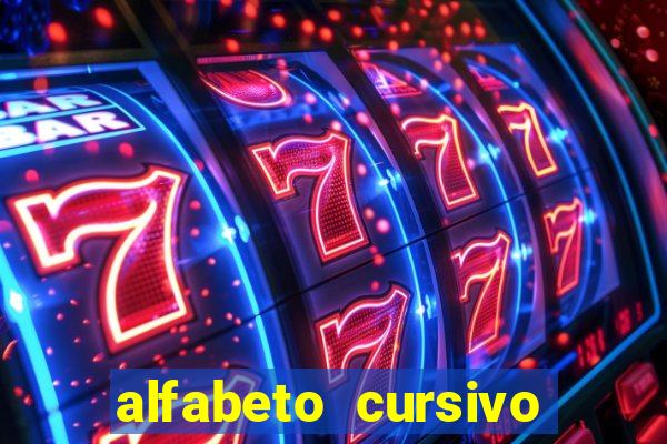 alfabeto cursivo pontilhado para imprimir pdf