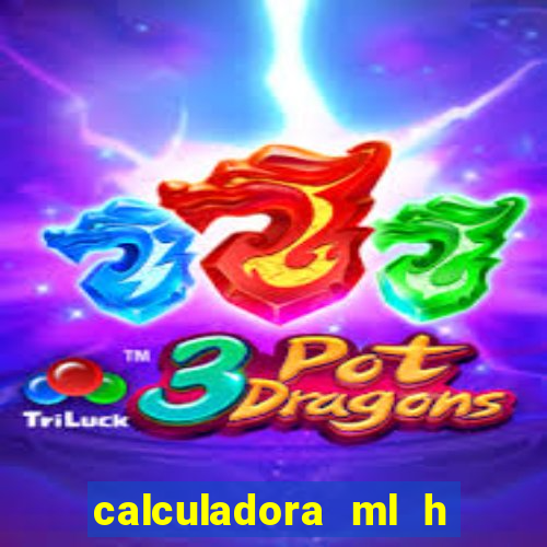 calculadora ml h para mcg kg min