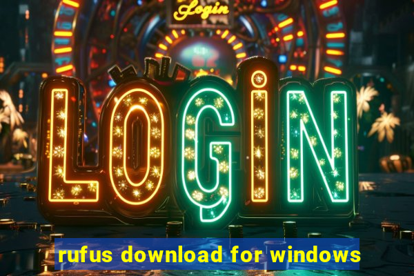 rufus download for windows