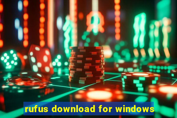 rufus download for windows