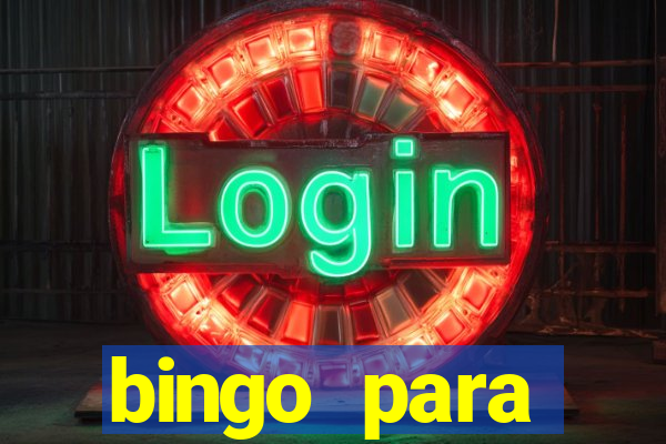 bingo para despedida de solteira para imprimir