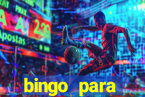 bingo para despedida de solteira para imprimir