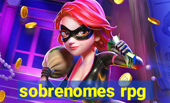 sobrenomes rpg