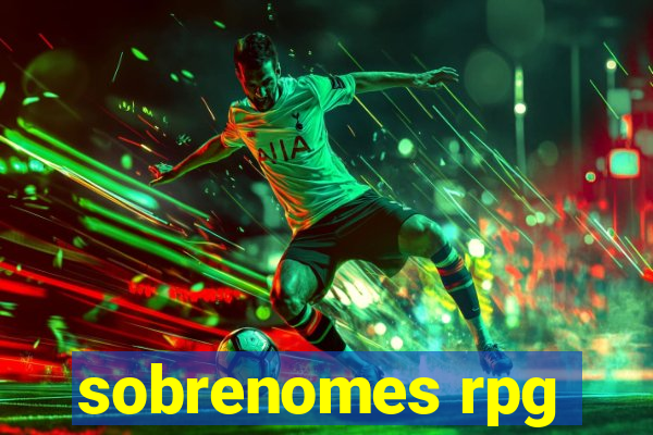 sobrenomes rpg