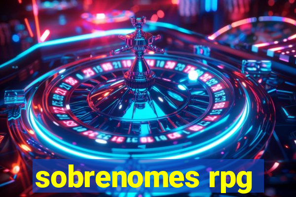 sobrenomes rpg