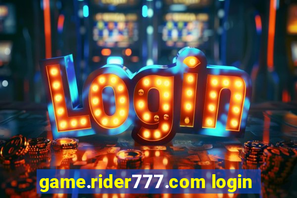 game.rider777.com login