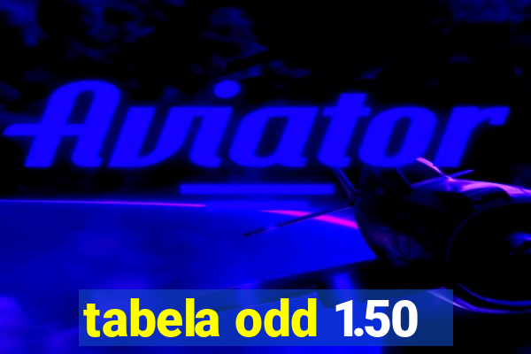 tabela odd 1.50