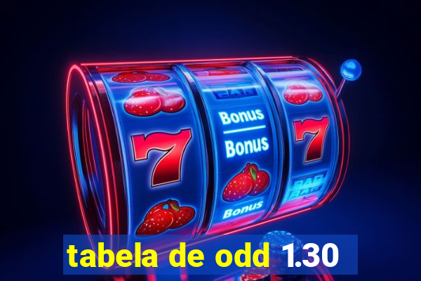 tabela de odd 1.30