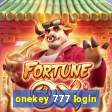 onekey 777 login