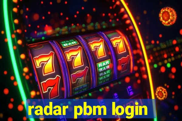 radar pbm login