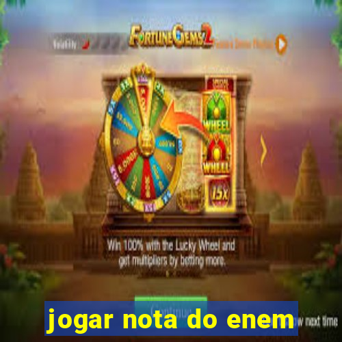 jogar nota do enem