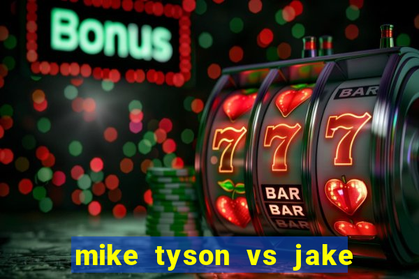 mike tyson vs jake paul assistir online