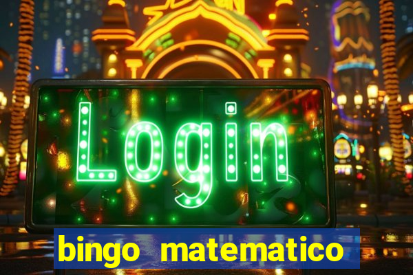 bingo matematico para ensino medio