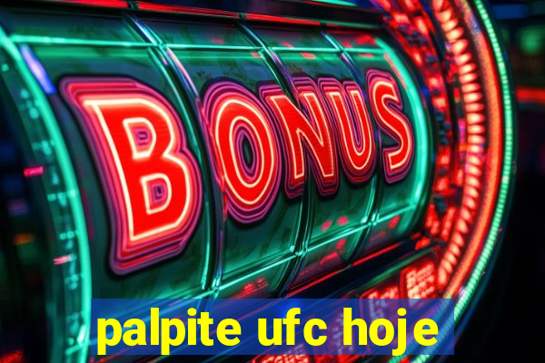 palpite ufc hoje