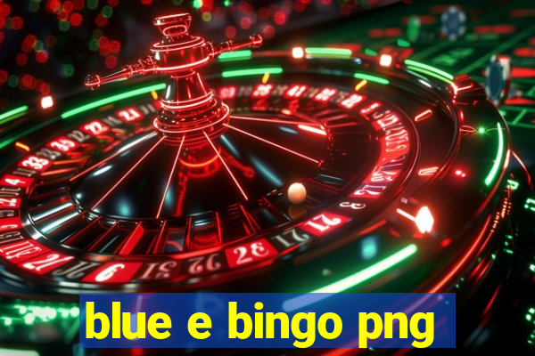 blue e bingo png